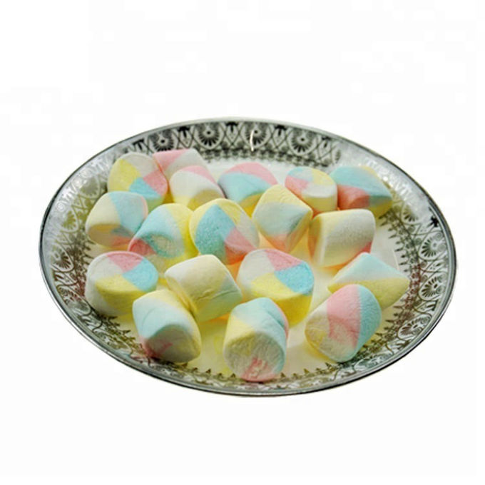 4 μίνι αρωματική φρούτα αερισμένη Marshmallows βιομηχανία ζαχαρωδών προϊόντων Halal φρούτων χρώματος