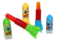 Rocket Shape Lipstick Fruit Lollipops Halal Assorted Flavor For Children